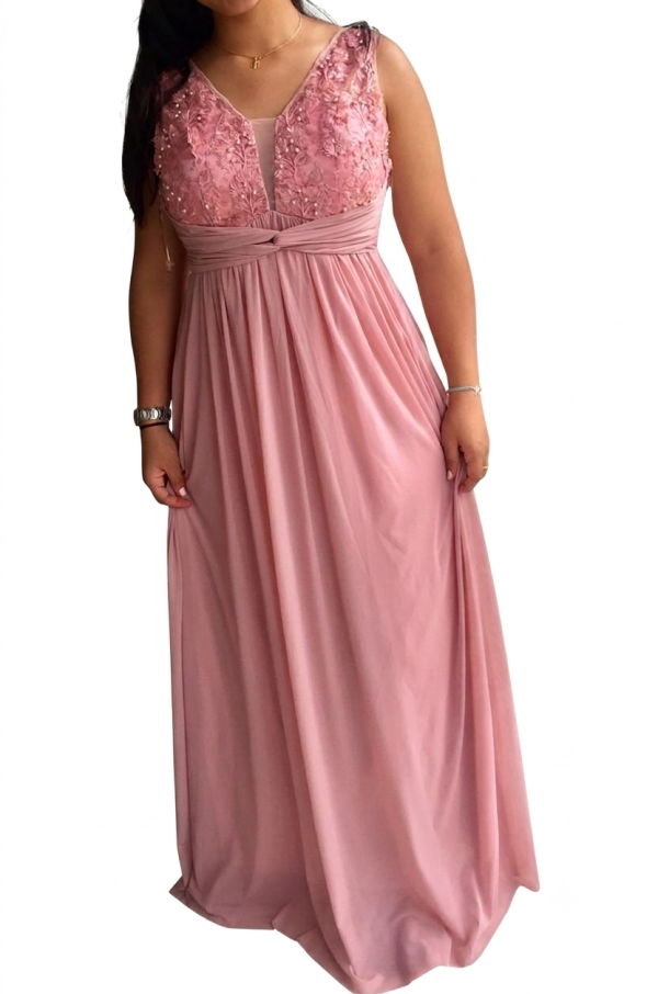 Vestido Novia Palo Rosa