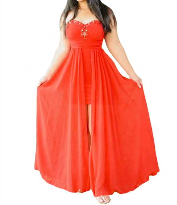 Vestido palabra de honor
